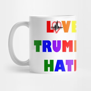Love Trumps Hate Pulse Mug